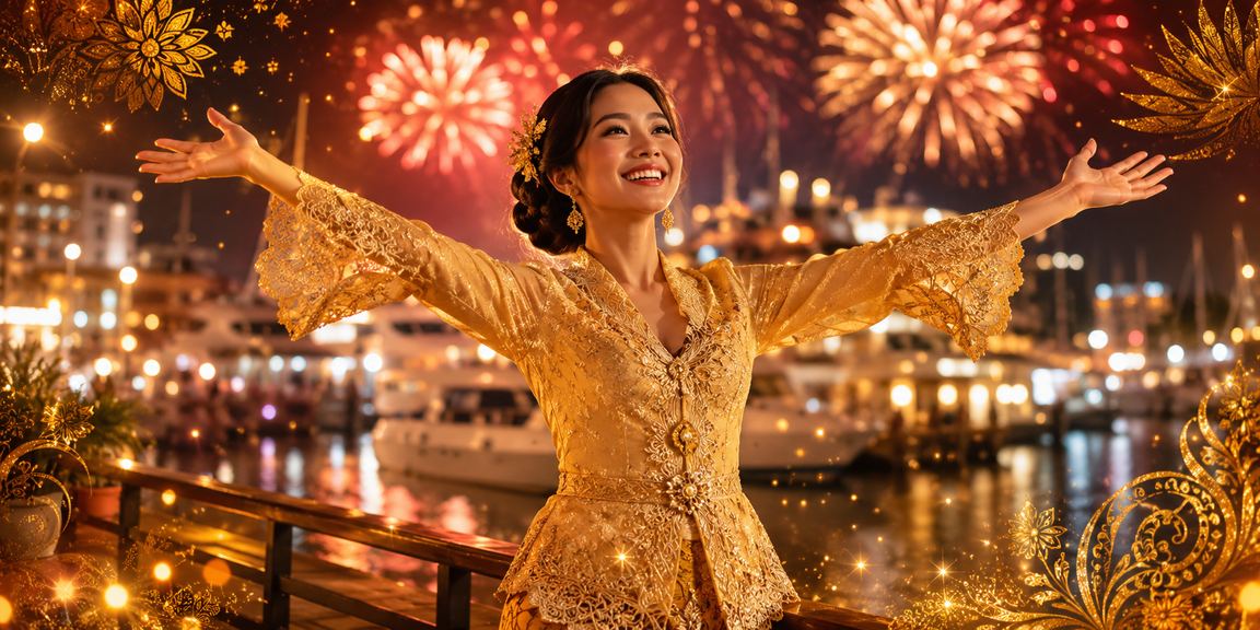 Suasana hiburan kasino bertemakan kebaya di Langkawi semasa promosi t252x